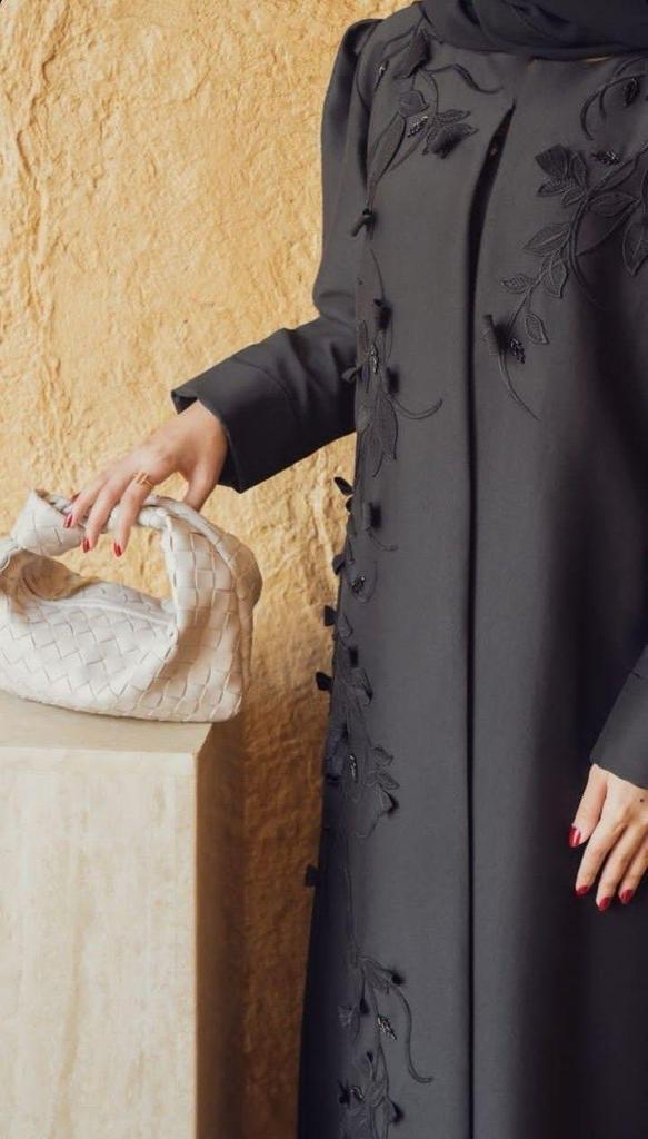 Black Abaya with stars